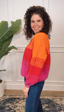 Load image into Gallery viewer, Mable Magenta Ombre Sweater