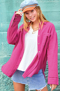 Last One: Lydia Button Down Shirt (Available in three colors)