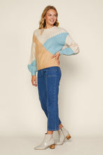 Load image into Gallery viewer, Last One: Charlotte Colorblock Knit Sweater