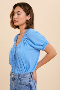 One Left: Lizzy Lace Blouse