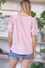 Load image into Gallery viewer, Last One: Julie Puff Sleeve Blouse