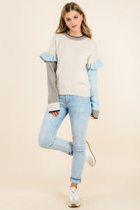 One Left: Bianca Baby Blue Sweater