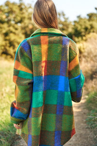 Leva Multicolored Plaid Jacket