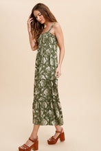 Load image into Gallery viewer, Gemma Green Floral  Dress
