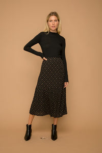 Phoebe Printed Midi Skirt