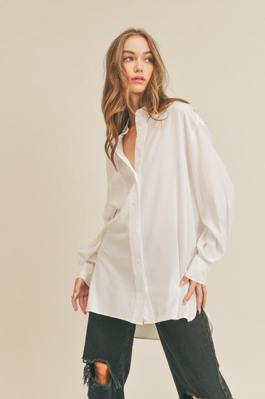 Olivia Button Down Tunic (Available in two colors)