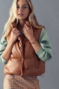 Rowan Puffer Vest (Available in 3 colors)