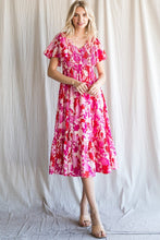Load image into Gallery viewer, Restocked: Stella Smocked Pink Dress