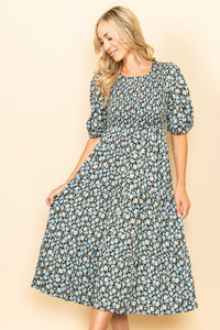 Rory Floral Midi Dress