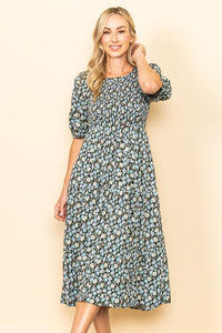 Rory Floral Midi Dress