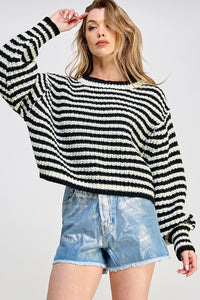 Evelyn Striped Sweater (2 Colors)