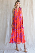 Load image into Gallery viewer, Last One: Palmer Printed Midi Dress