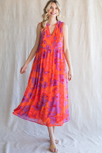 Last One: Palmer Printed Midi Dress