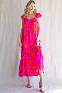 Mackenzie Pink Maxi Dress