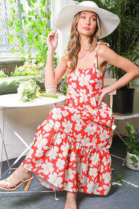 Finley Floral Maxi Dress (Available in two colors)