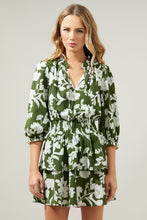 Load image into Gallery viewer, Last Two: Gigi Green Floral Dress