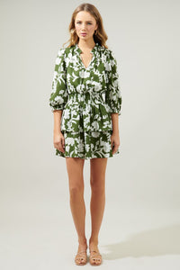 Last One: Gigi Green Floral Dress