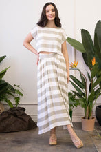 Load image into Gallery viewer, Sawyer Striped Skirt Set