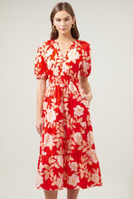 Load image into Gallery viewer, One Left: Amaya Red Floral Dress