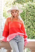 Load image into Gallery viewer, Brooke Bright Striped Sweater