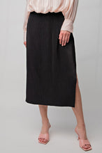 Load image into Gallery viewer, Carina Crinkle Midi Skirt (Two Colors)
