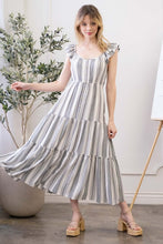 Load image into Gallery viewer, Samara Striped Midi Dress