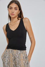 Load image into Gallery viewer, Brit Basic V Neck Tank (Available in Multiple Colors)