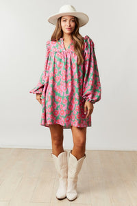 Last Two: Hellen Bright Floral Dress