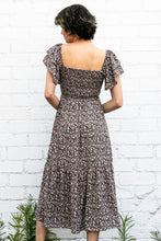Load image into Gallery viewer, Megan Black Floral Dress