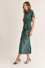 Load image into Gallery viewer, Rebecca Ruched Midi Dress
