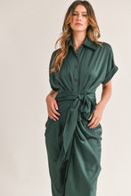 Load image into Gallery viewer, Rebecca Ruched Midi Dress