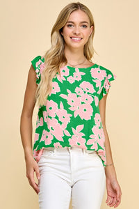 Carrie Floral Top (2 colors)