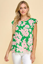 Load image into Gallery viewer, Carrie Floral Top (2 colors)