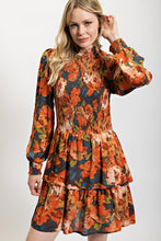 Load image into Gallery viewer, Farah Fall Floral Dress
