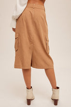 Load image into Gallery viewer, Restocked: Fiona Front Button Cargo Skirt