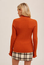 Load image into Gallery viewer, Tina Textured Turtleneck Top (3 Colors)