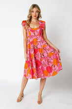 Load image into Gallery viewer, Last One: Polly Pink Floral Dress