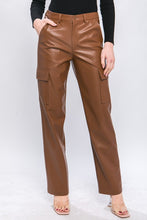 Load image into Gallery viewer, Callie Brown Cargo Pants