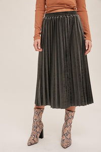 Ollie Olive Accordion Skirt