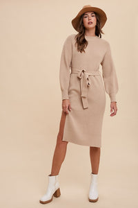 Final Two: Shiloh Taupe Sweater Dress