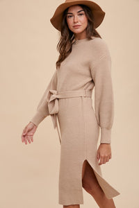 Final Two: Shiloh Taupe Sweater Dress