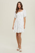 Load image into Gallery viewer, Amanda White Floral Dress