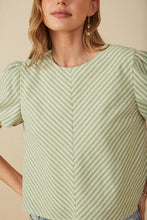 Load image into Gallery viewer, Lucy Linen Striped Top