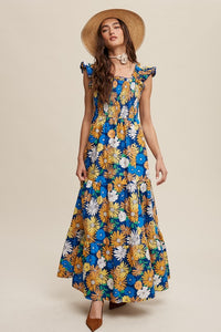 Last One: Tyler Blue Floral Dress