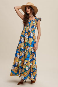 Last One: Tyler Blue Floral Dress