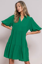 Load image into Gallery viewer, Last One: Abigail Green Tiered Dress