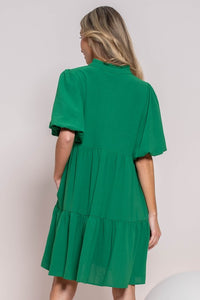 Last One: Abigail Green Tiered Dress