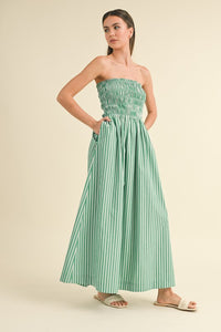 One Left: Taylor Green Tube Top Dress