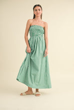 Load image into Gallery viewer, One Left: Taylor Green Tube Top Dress