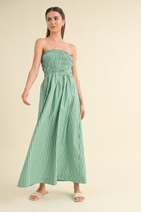 One Left: Taylor Green Tube Top Dress